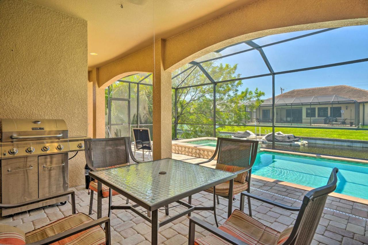 Canalfront Cape Coral Home With Patio And Grill! מראה חיצוני תמונה
